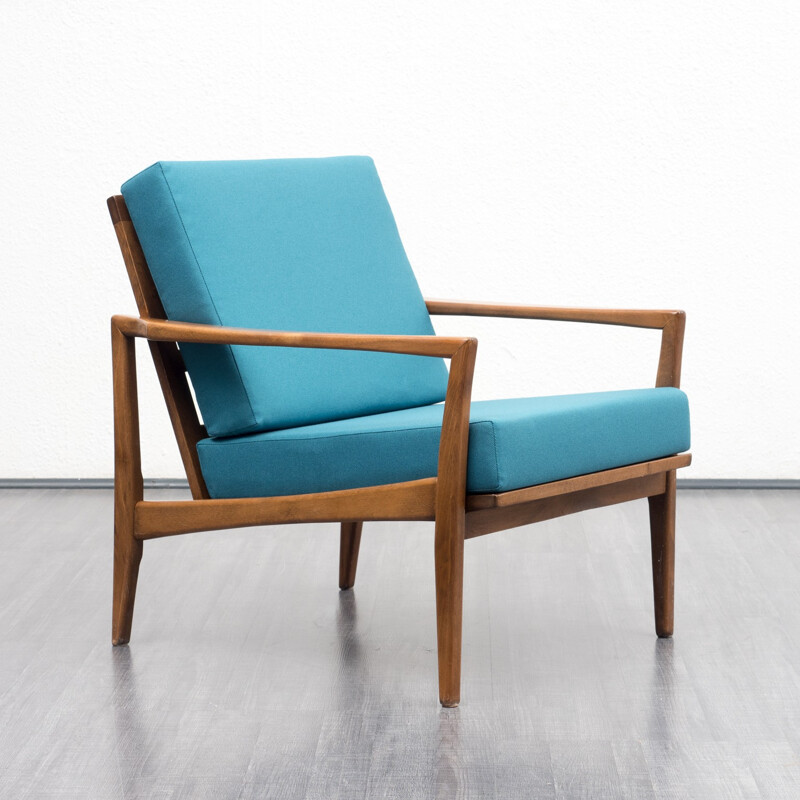 Vintage german armchair in beech - 1960s