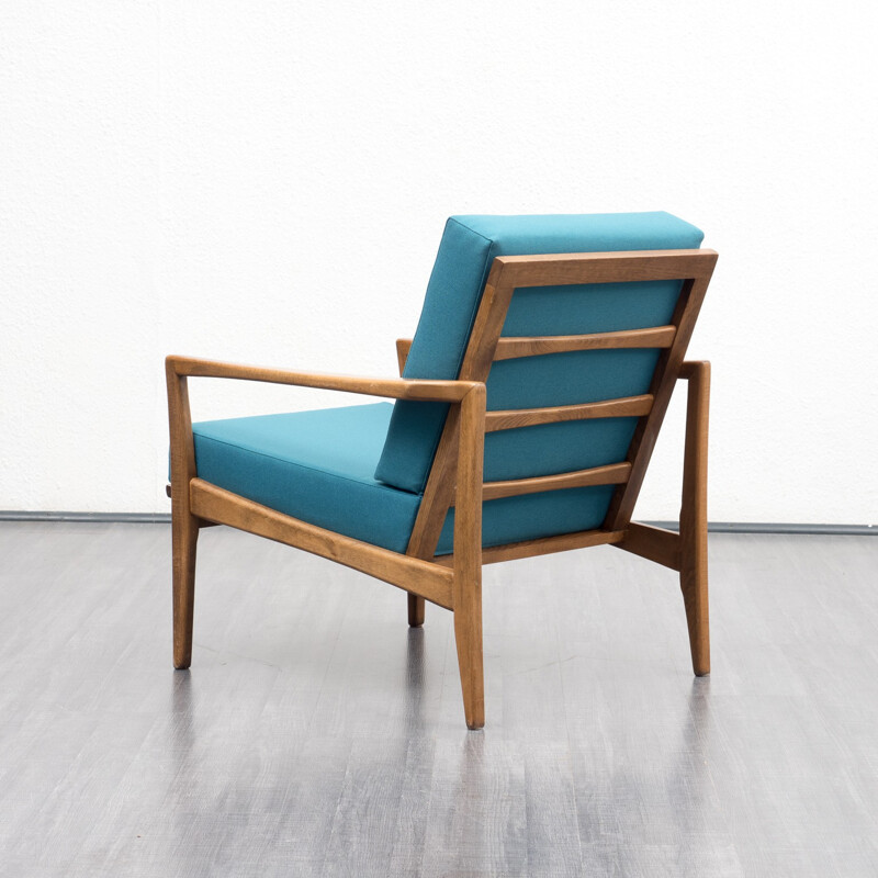 Fauteuil vintage allemand en hêtre - 1960