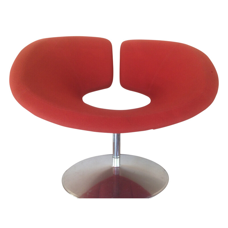 Red "Apollo" armchair, Patrick NORGUET - 2000s