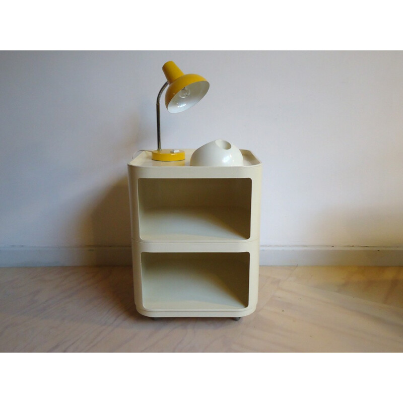 Beige Trolley Componibili by Anna Castelli for Kartell - 1970s