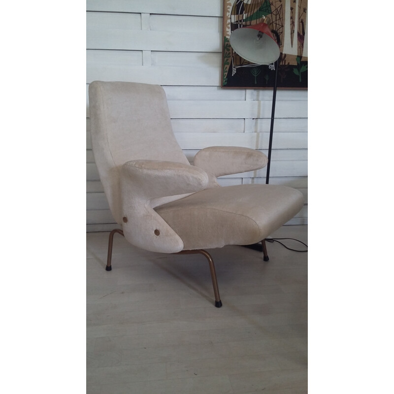 "Delfino" vintage armchair by Erberto Carboni for Arflex - 1960s