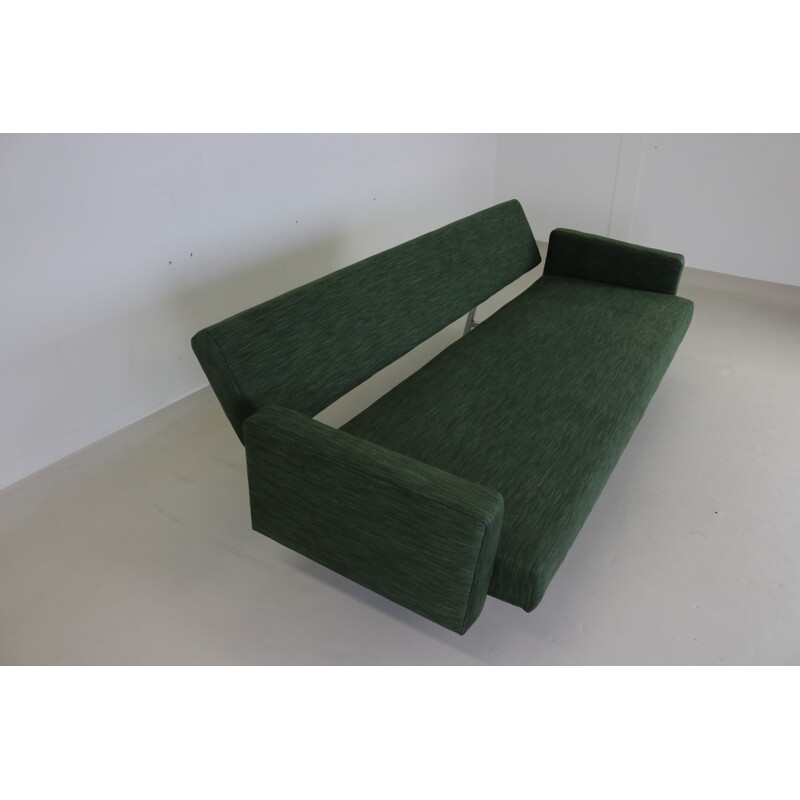 Vintage green sofa bed by Martin Visser for Spectrum - 1960s