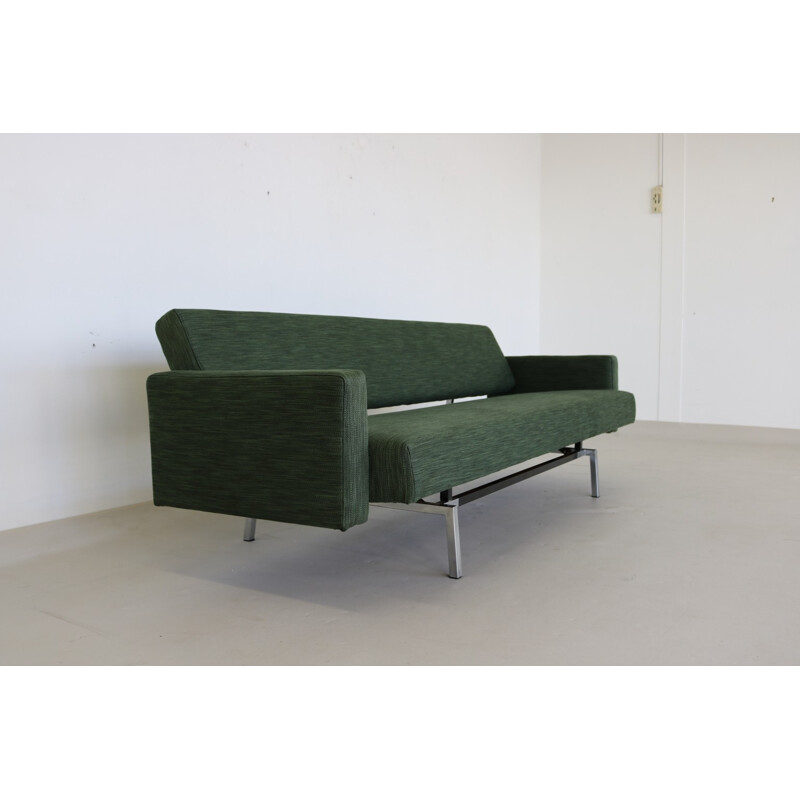 Vintage green sofa bed by Martin Visser for Spectrum - 1960s