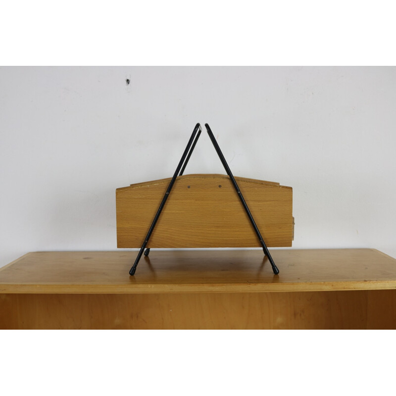 Small vintage storage sewing stand - 1950s 	 	 