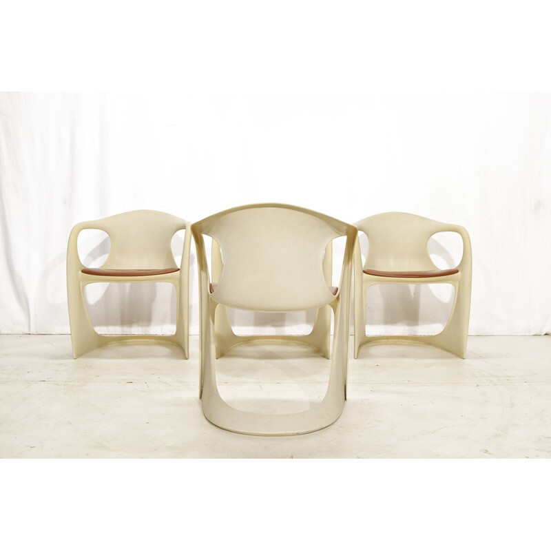 Set of 4 "Casalino" vintage armchairs by Alexander Begge for Casala - 1970s