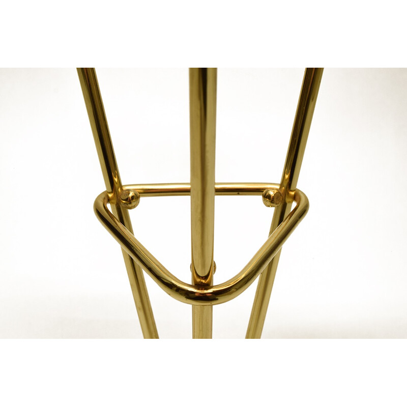 Italian Brass and Murano Glass table lamp - 1960s