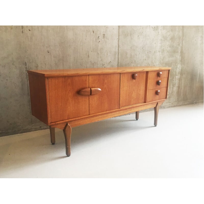 Mid century English teak sideboard for Europa - 1970s