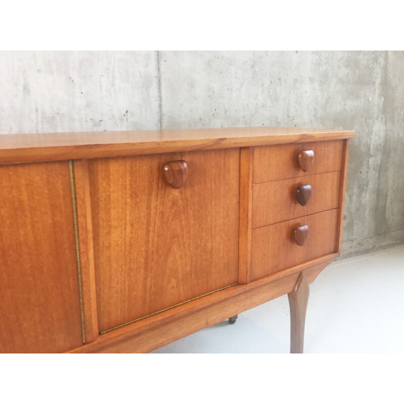 Mid century English teak sideboard for Europa - 1970s