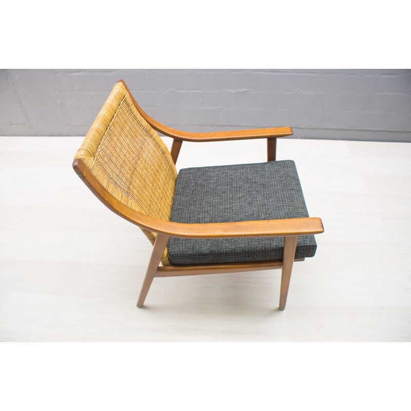 Scandinavische vintage lounge stoel - 1950