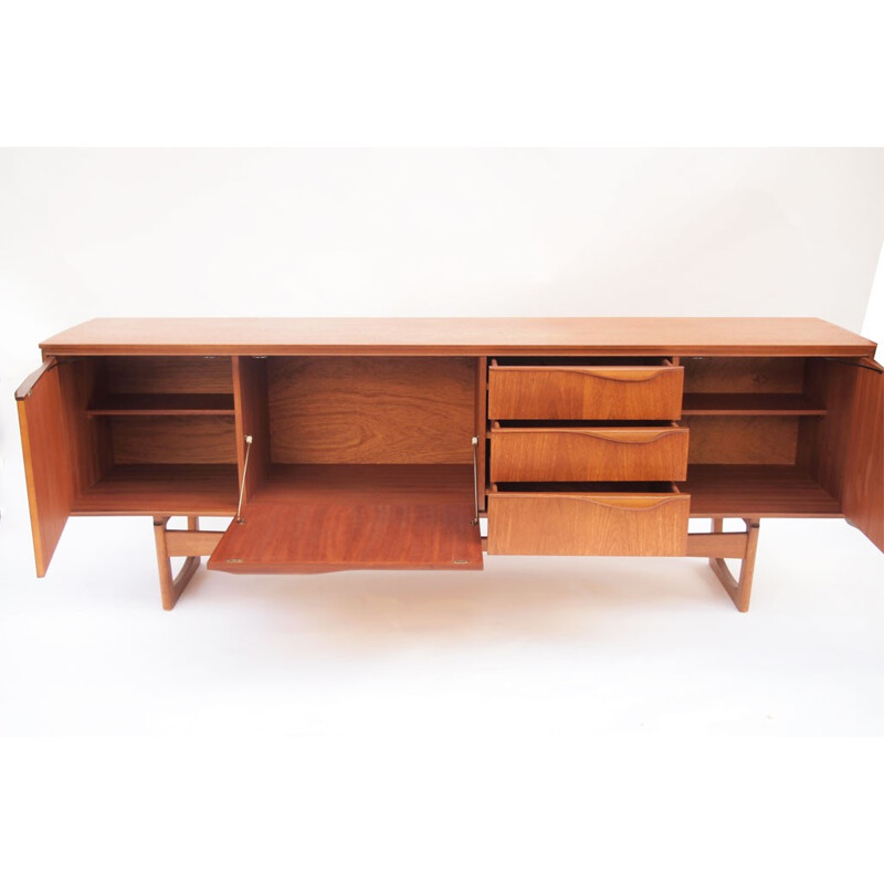 Long sideboard U-shaped legs - 1960s