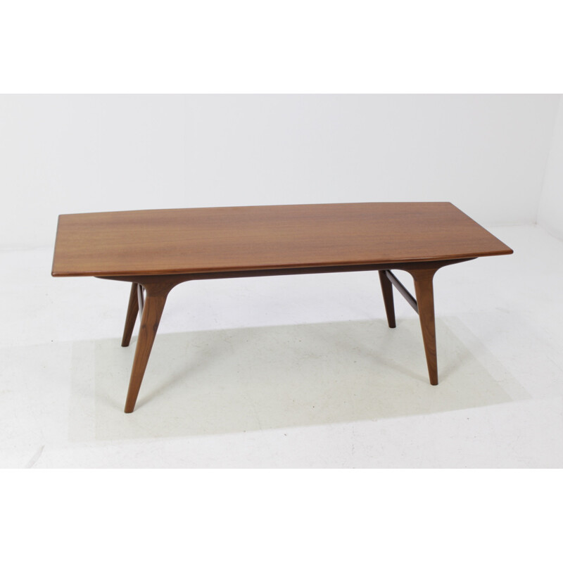 Scandinavian Mid-Century Teak Coffee Table - 1960s