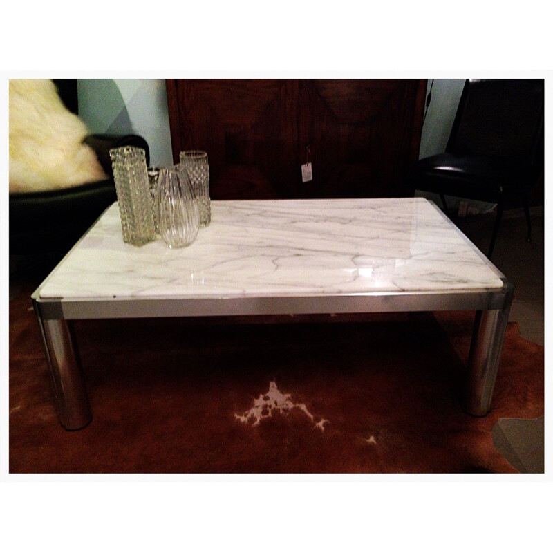 Coffee table model 100 in marble, Kho LIANG IE - 1960s