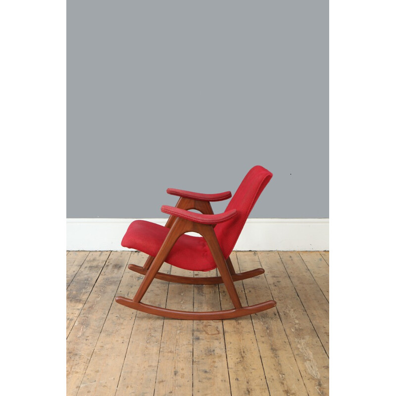 Chaise à Bascule vintage Hollandaise par Louis van Teeffelen - 1960