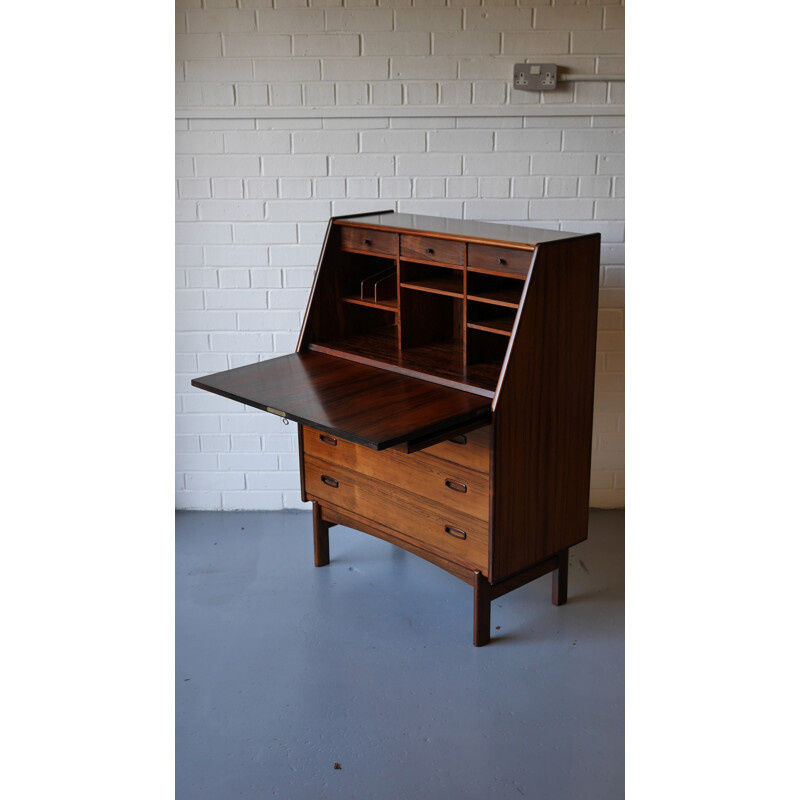 Vintage secretary desk par Bernhard Pedersen & Son - 1960s