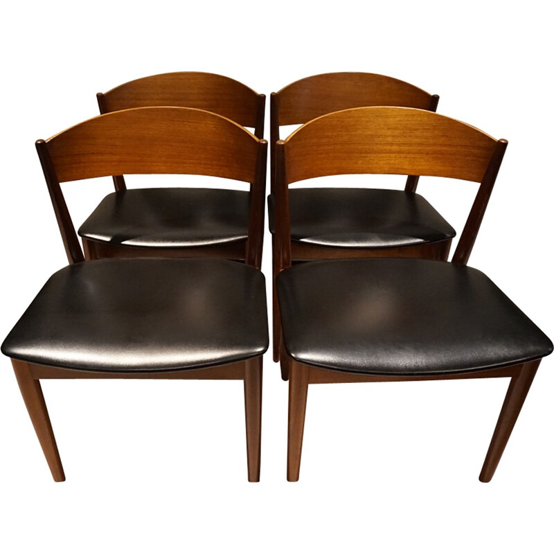 Teak Danish Chairs for Jysk Mobelfabrik - 1960s
