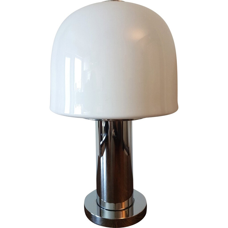 Lampe de table vintage par Glashutte Limburg - 1960