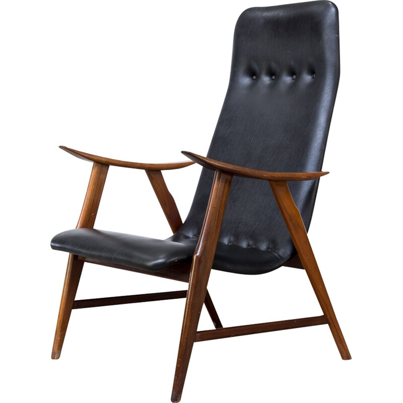 Vintage armchair by Louis van Teeffelen for WéBé - 1970s