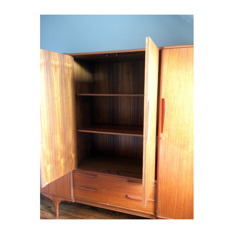Scandinavian teak vintage cabinet - 1960s