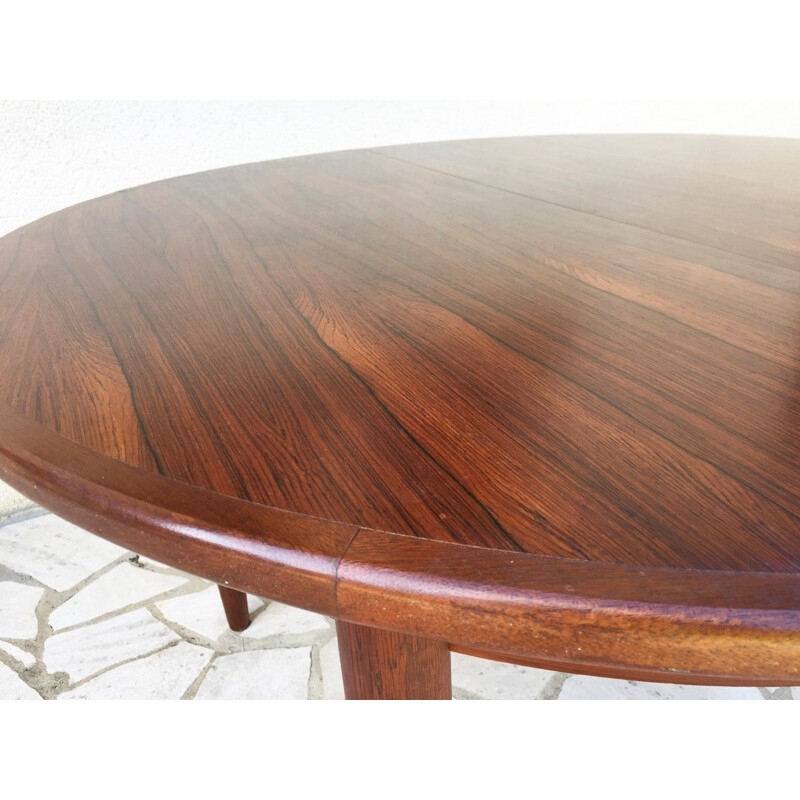 Vintage round Scandinavian dining table - 1960s