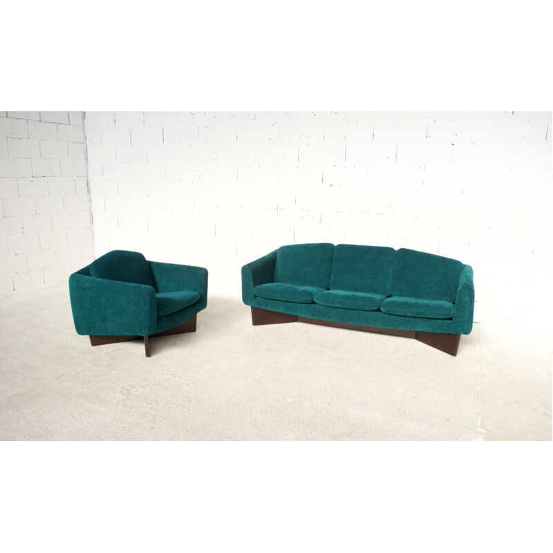 Vintage sofa by Geneviève Dangles and Christian Defrance for Burov - 1960s