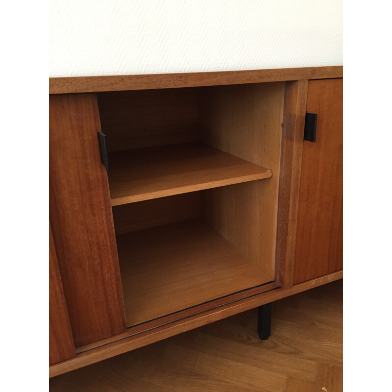 Sideboard in walnut, Florence KNOLL - 1970s