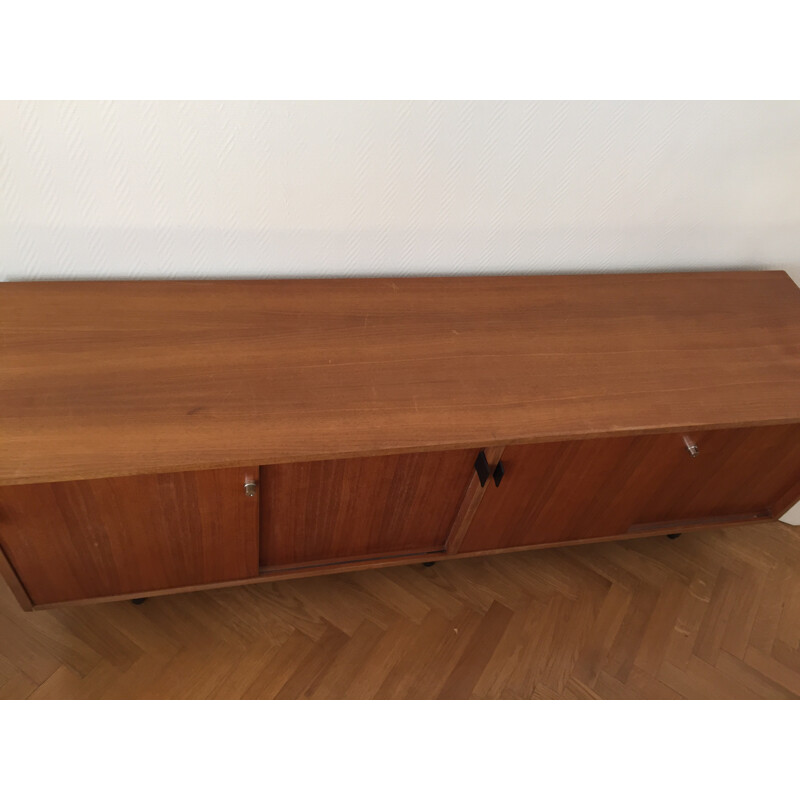 Sideboard in walnut, Florence KNOLL - 1970s