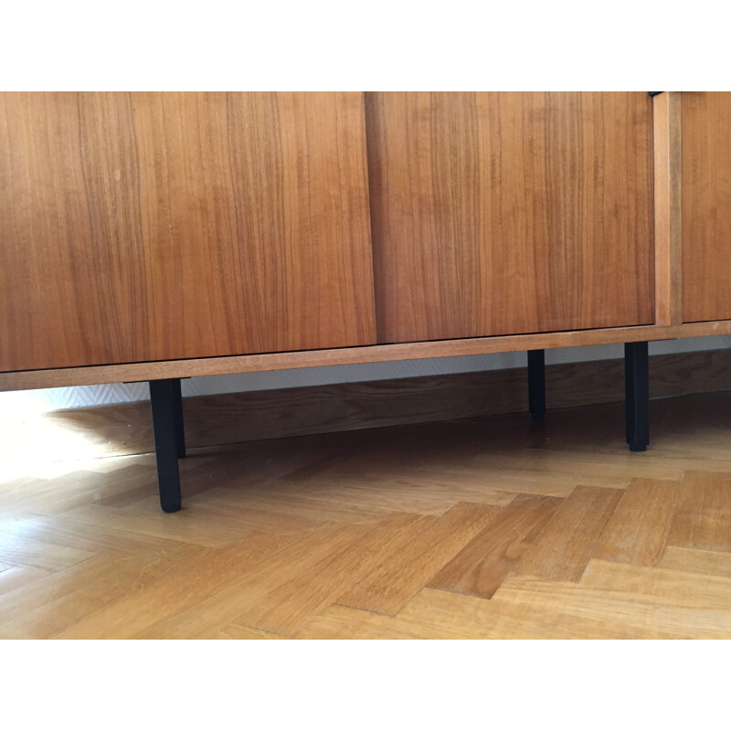 Sideboard in walnut, Florence KNOLL - 1970s