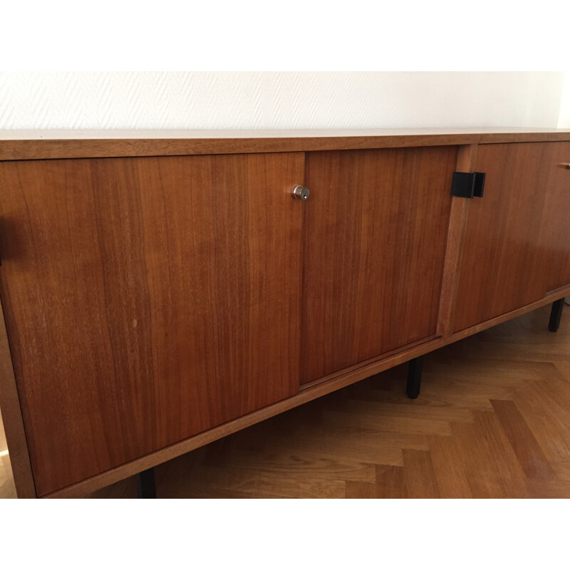 Sideboard in walnut, Florence KNOLL - 1970s