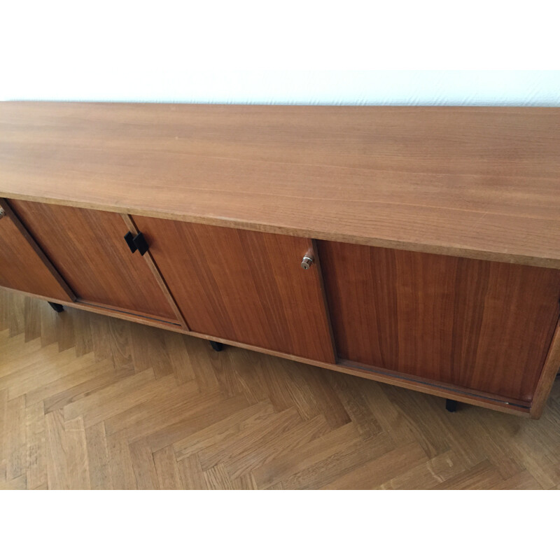 Sideboard in walnut, Florence KNOLL - 1970s