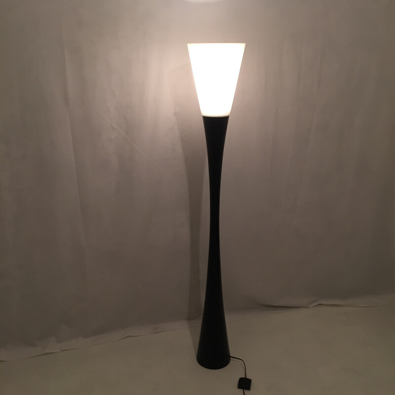Black floor lamp "Diabolo", Joseph André MOTTE - 1960s