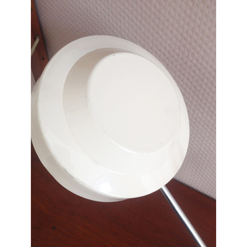 Vintage Scandinavian White Desk Lamp - 1970s