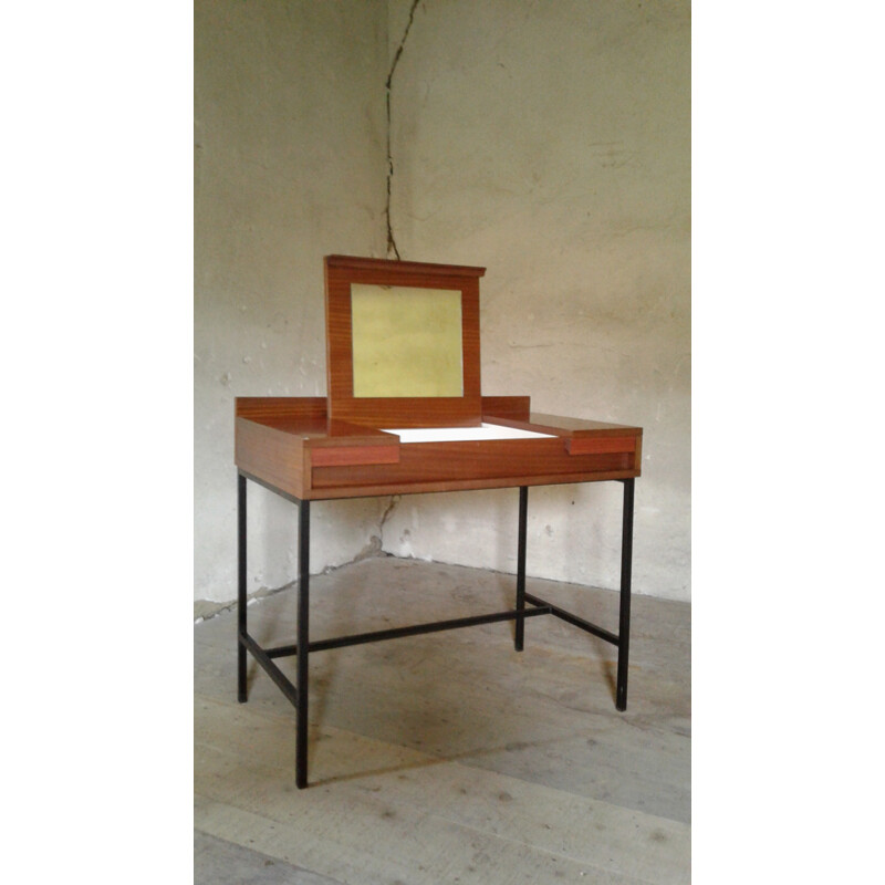 Vintage dressing table in wood - 1950s