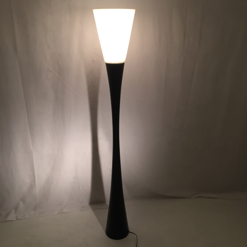 Black floor lamp "Diabolo", Joseph André MOTTE - 1960s