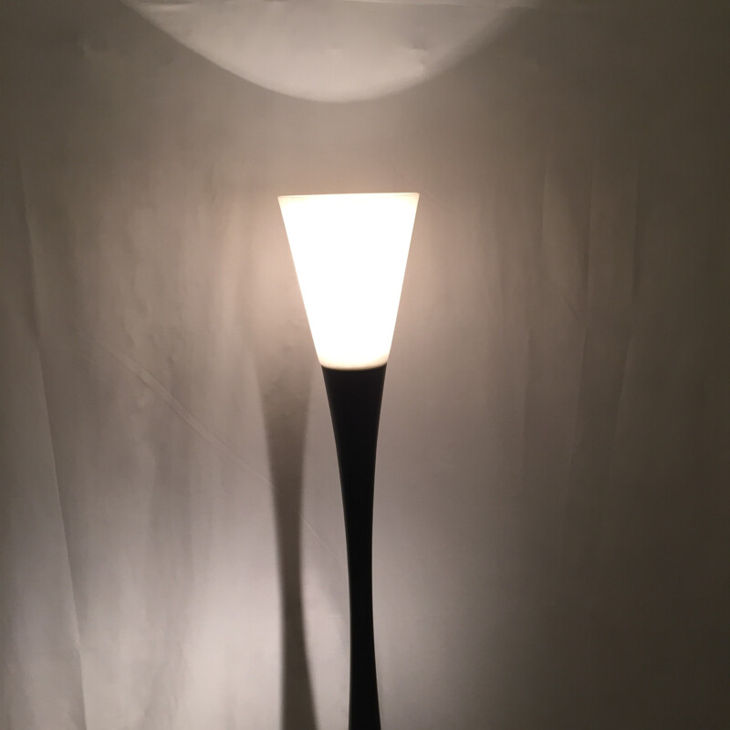 Black floor lamp "Diabolo", Joseph André MOTTE - 1960s