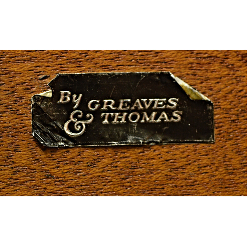 Enfilade vintage en teck par Greaves et Thomas - 1960