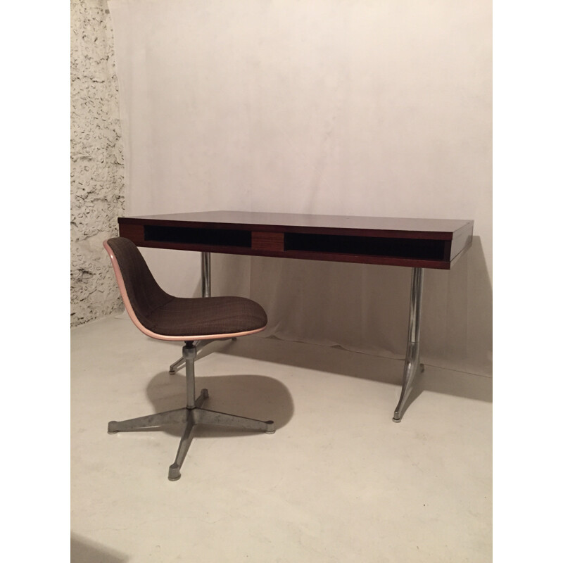 Desk in rosewodd, George NELSON - 1970s