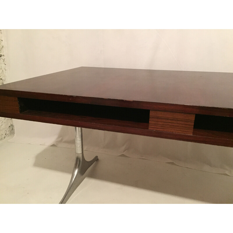 Desk in rosewodd, George NELSON - 1970s