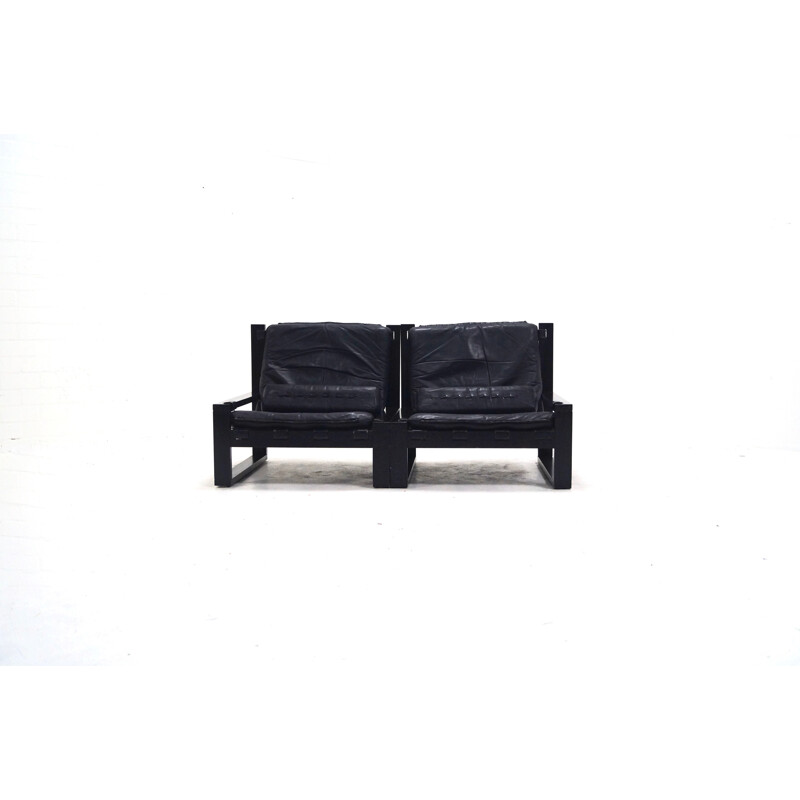 Brutalist Two-Seater Sofa by Sonja Wasseur - 1970s