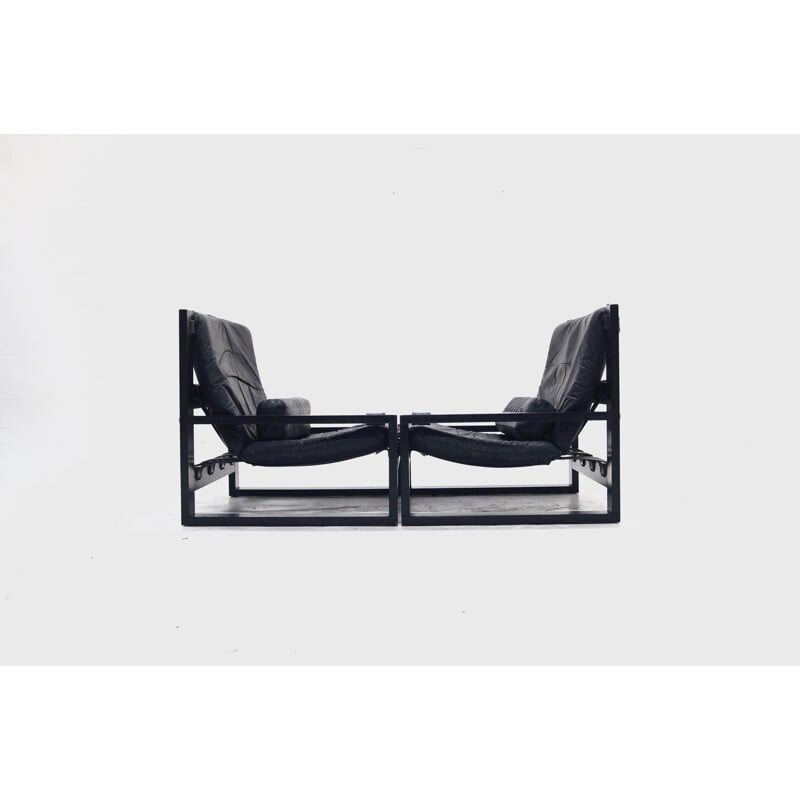 Brutalist Two-Seater Sofa by Sonja Wasseur - 1970s