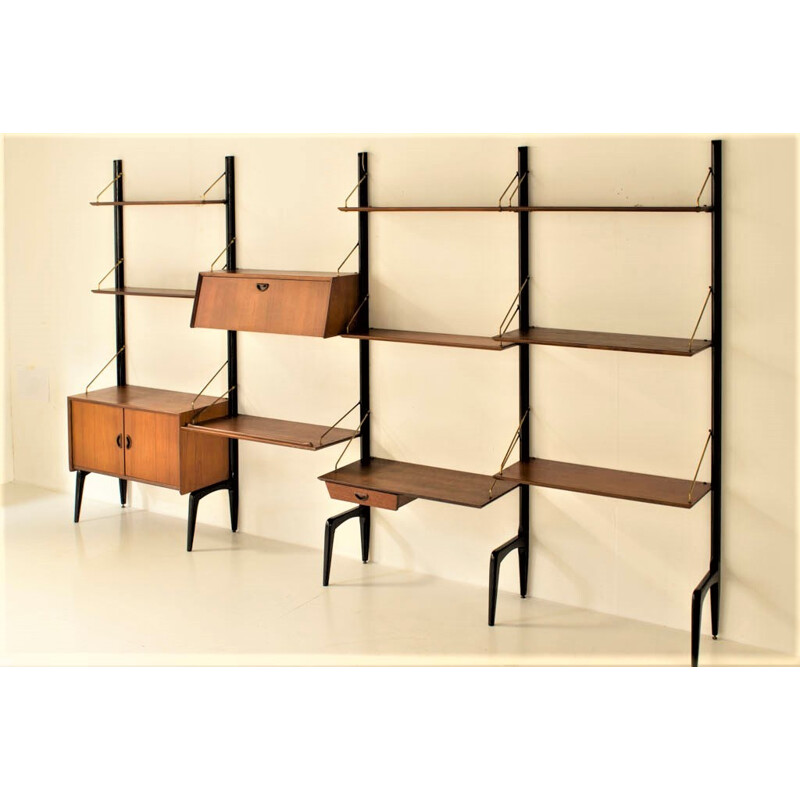 Modular wall unit by Louis Van Teefelen - 1960s