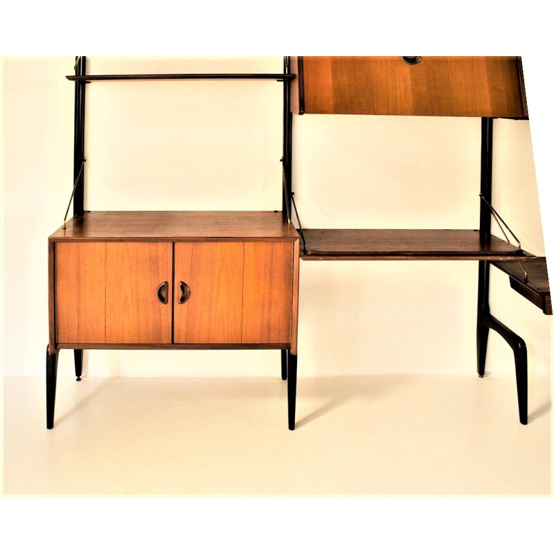 Modular wall unit by Louis Van Teefelen - 1960s