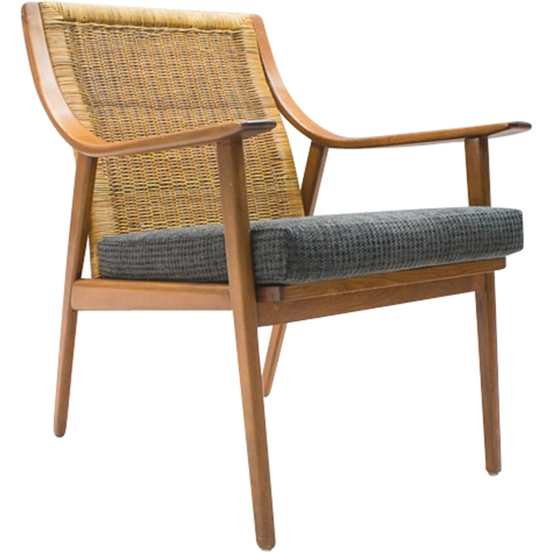 Scandinavische vintage lounge stoel - 1950