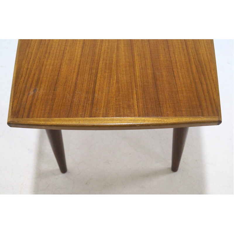 Grande table basse en teck vintage danoise - 1960