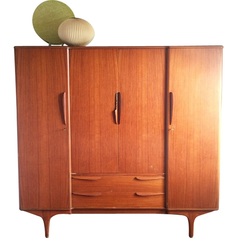 Scandinavian teak vintage cabinet - 1960s