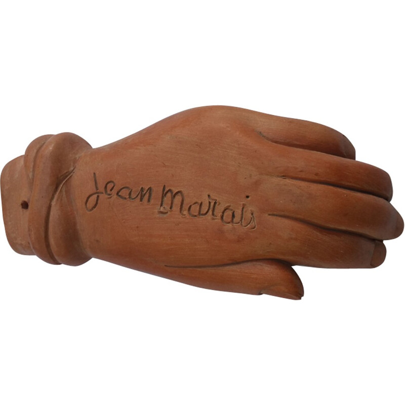 Vintage hand in ceramic by Jean Marais - 1960s