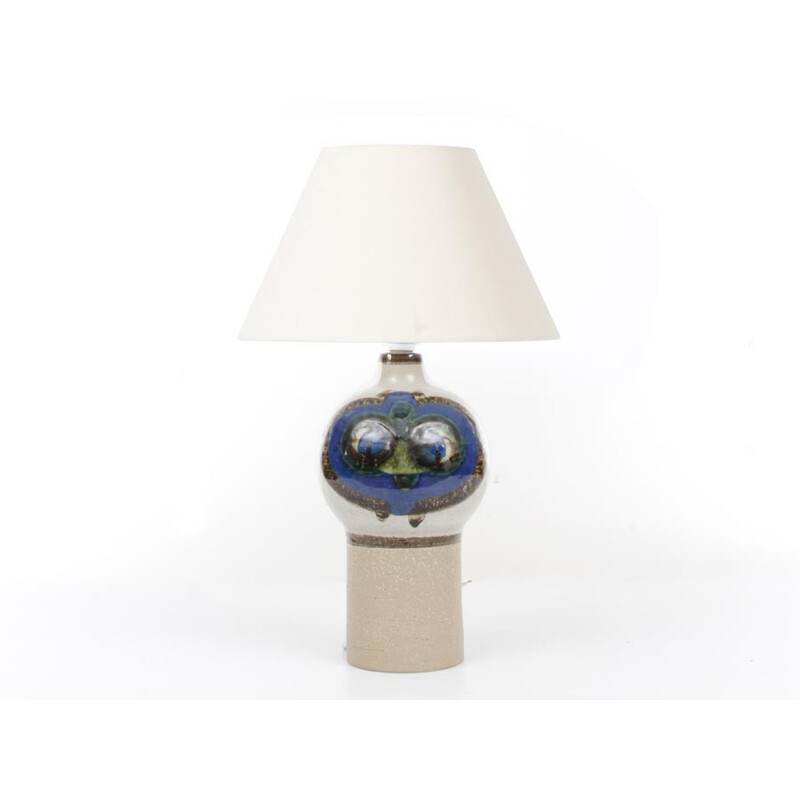 Lampe de Table scandinave en céramique - 1970