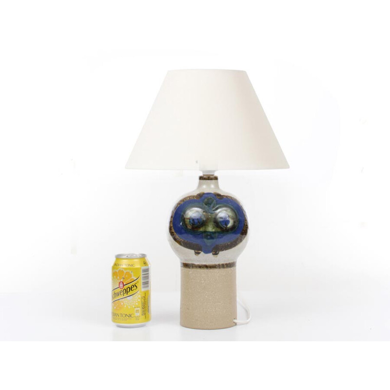 Scandinavian Ceramic Table Lamp - 1970s