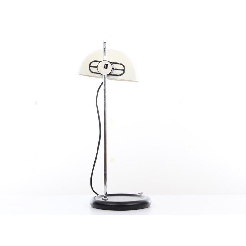 Harvey Guzzini vintage Italian height adjustable desk lamp, 1960