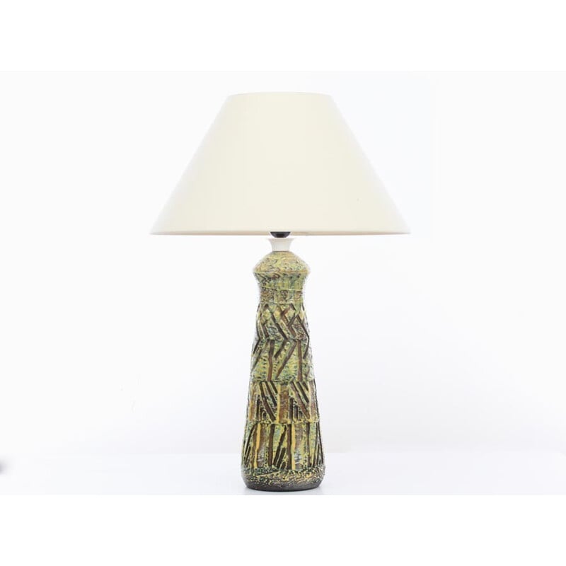 Large Scandinavian Ceramic Lamp - 1960s