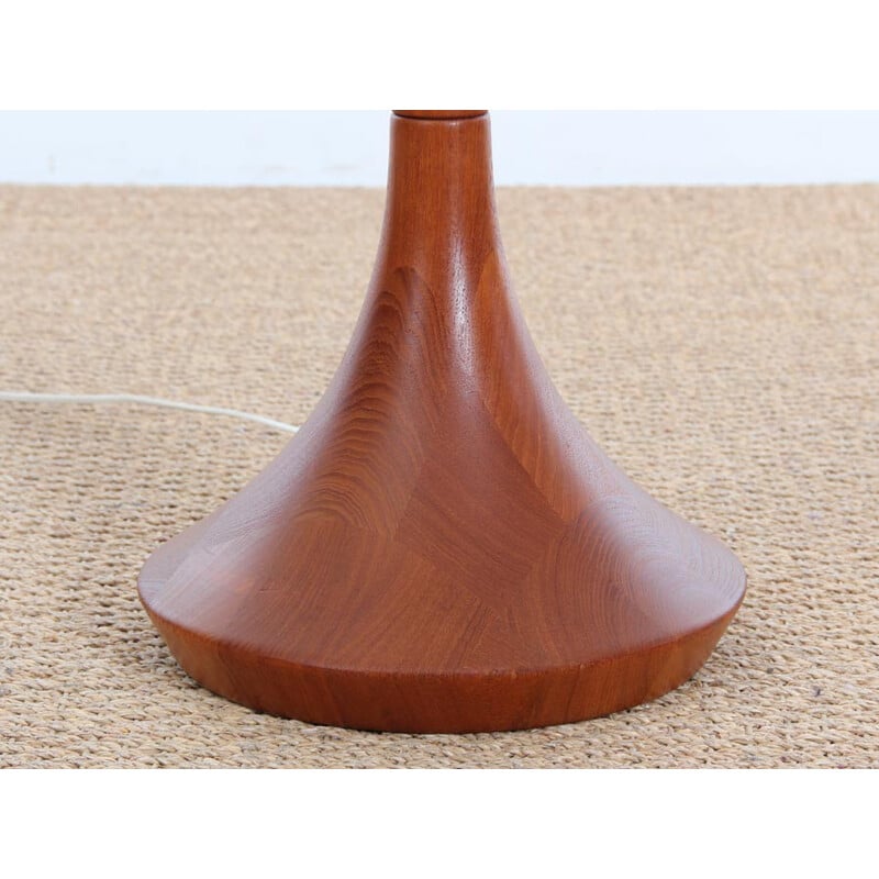 Vintage Scandinavian Teak Floor Lamp - 1970s